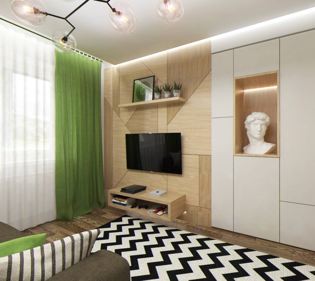 Интерьер квартиры 50 м.кв.